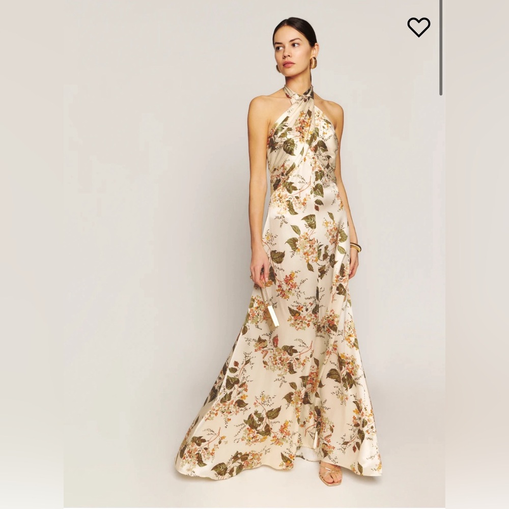 Reformation Veria Silk Dress